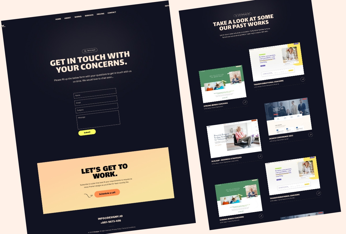 Designy - Minimal SaaS Agency Template Preview Image 1