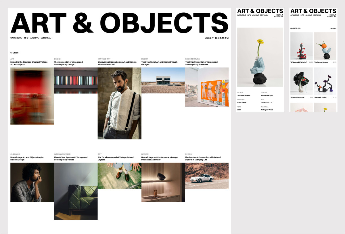 Art & Objects — Framer Store Template Preview Image 1