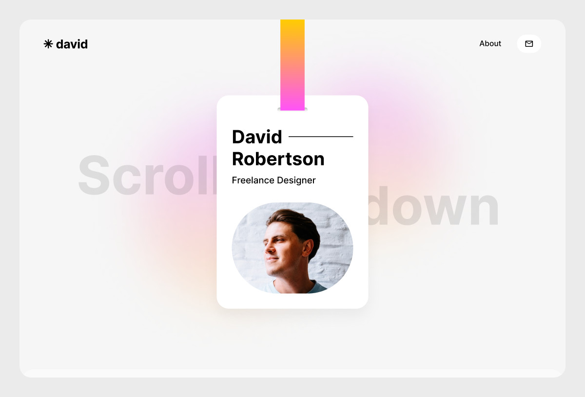 The Badge — Professional portfolio template Preview Image 1