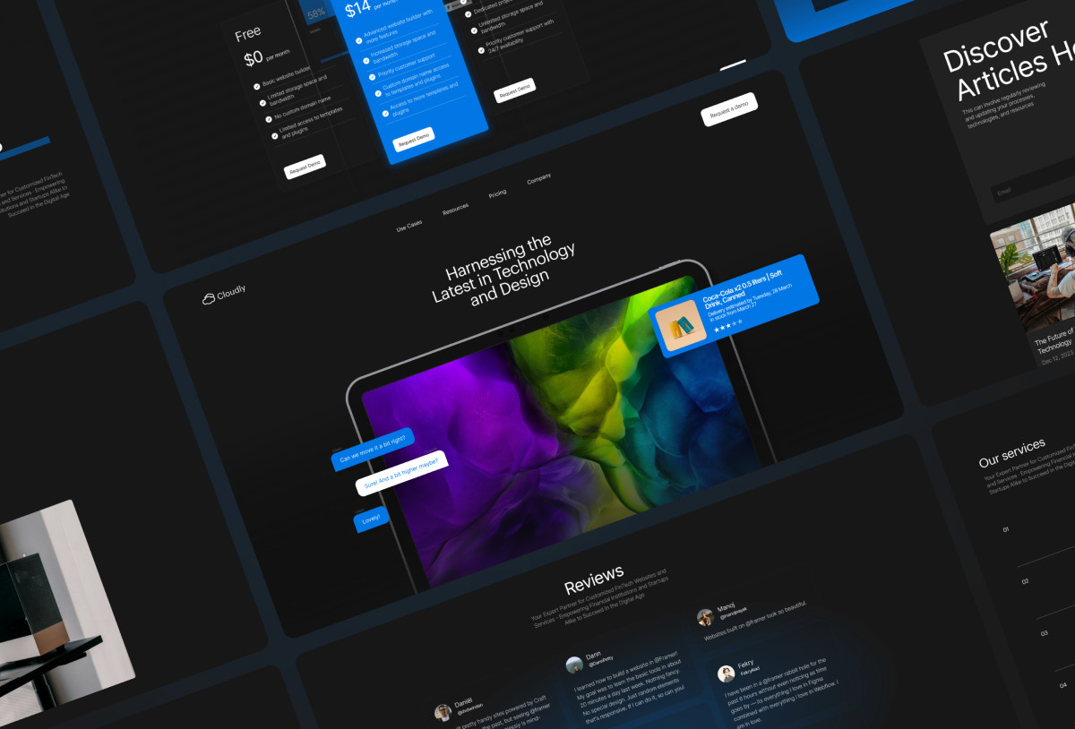 Cloudly — SaaS Product Template Preview Image 1