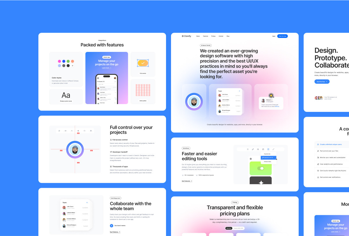 Kozmo — Framer SAAS Template Preview Image 2