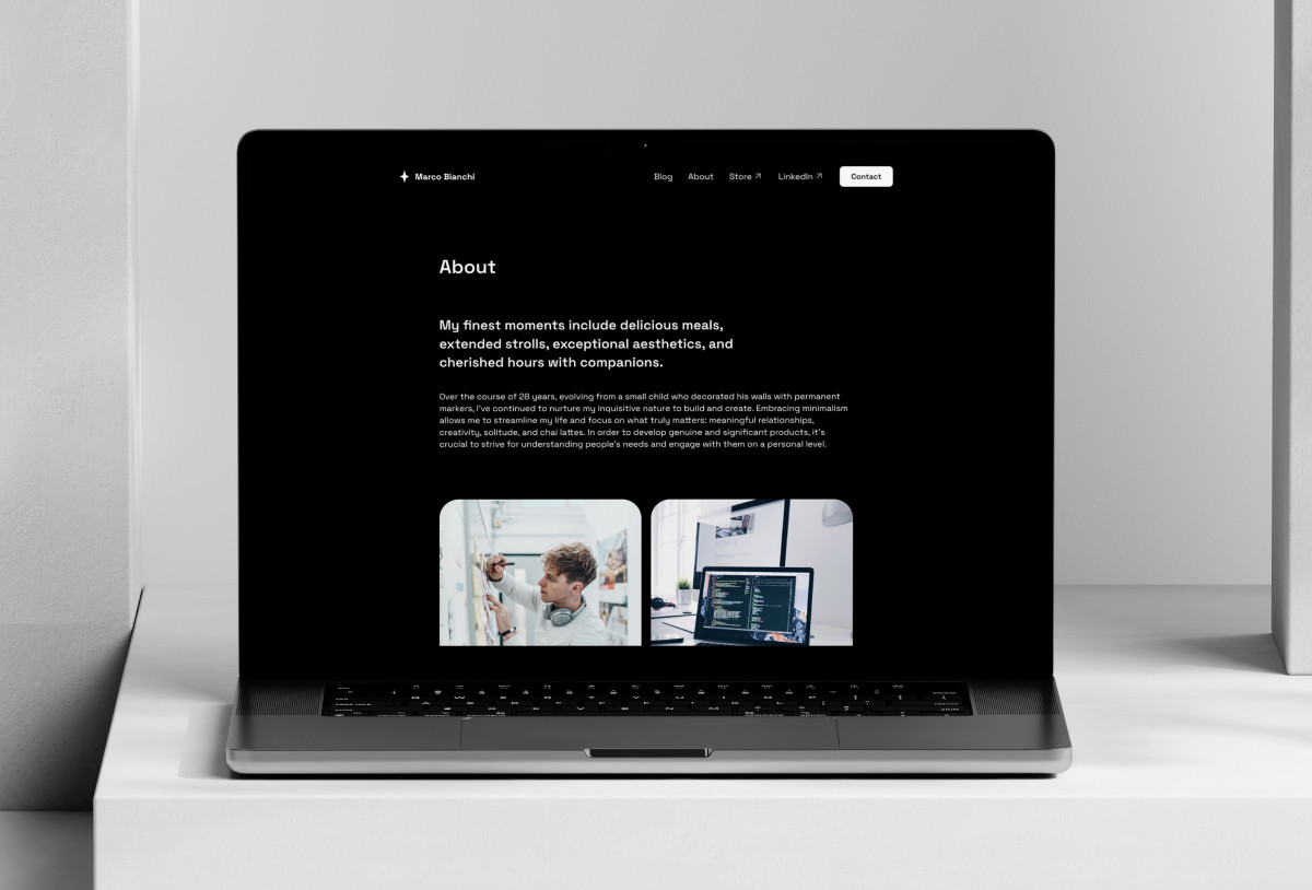 Atlas – Minimal Personal Template Preview Image 2