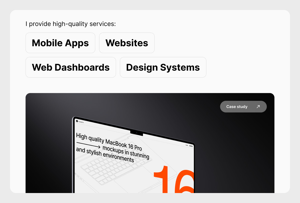 The Badge — Professional portfolio template Preview Image 2