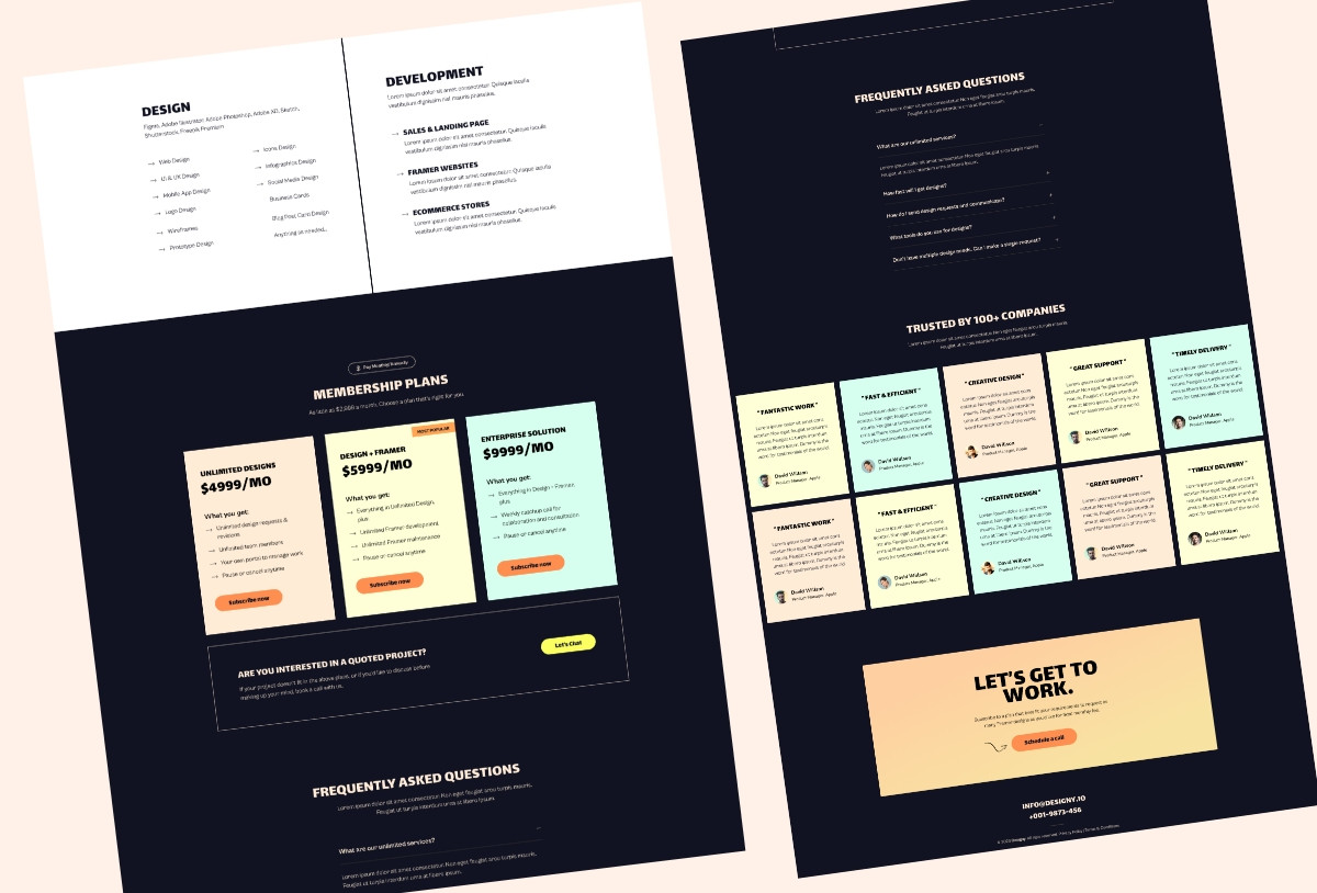 Designy - Minimal SaaS Agency Template Preview Image 3