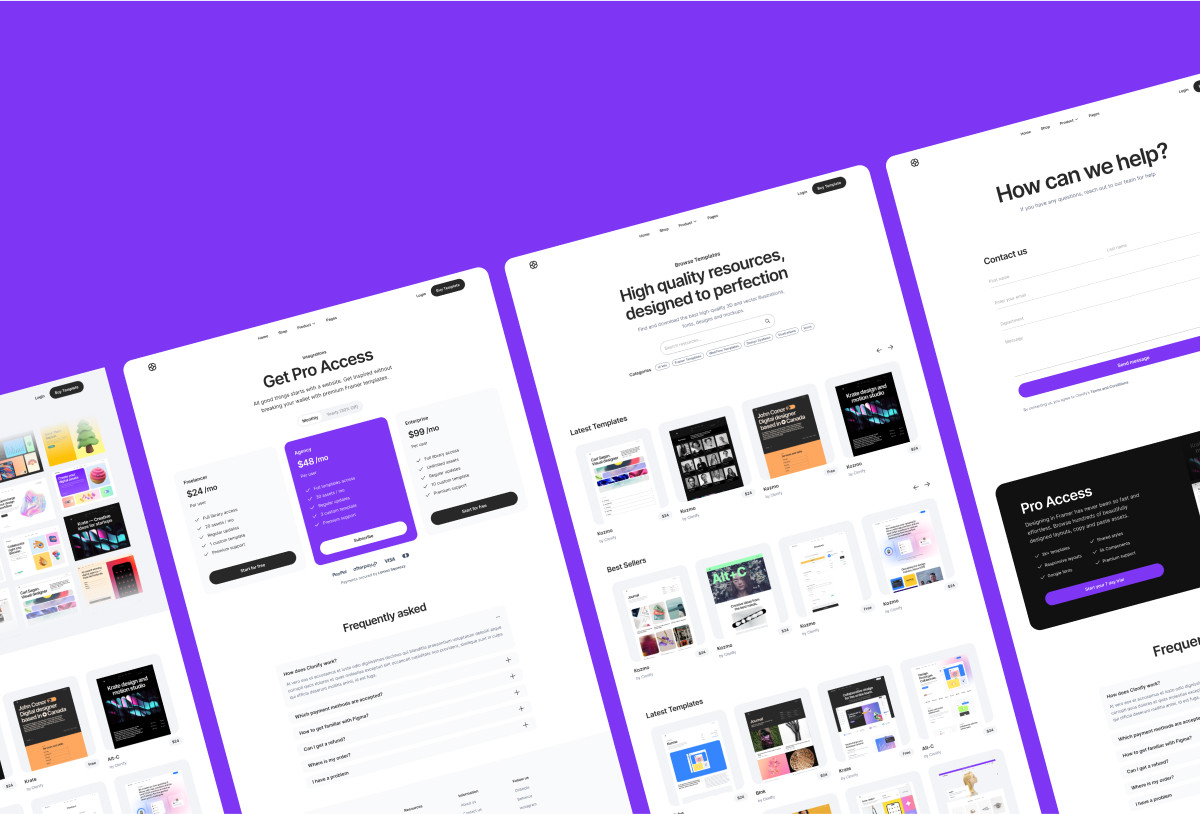 Kliq - Framer Marketplace Website Template Preview Image 3