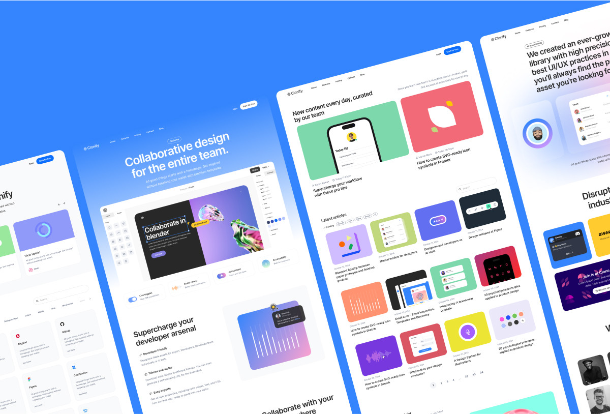 Kozmo — Framer SAAS Template Preview Image 3