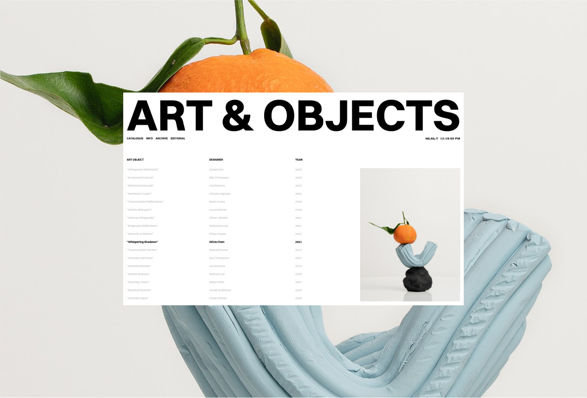 Art & Objects — Framer Store Template Preview Image 3