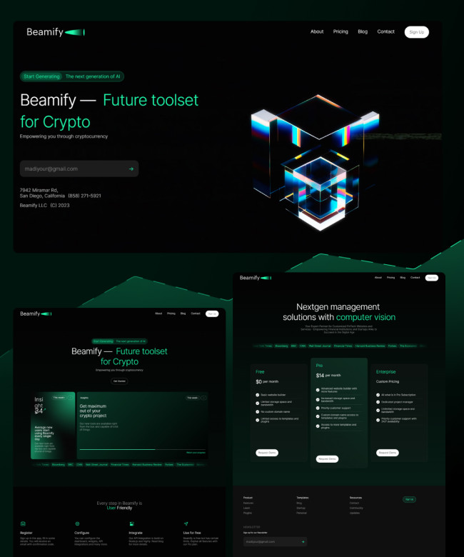 Beamify — Crypto SaaS Thumbnail