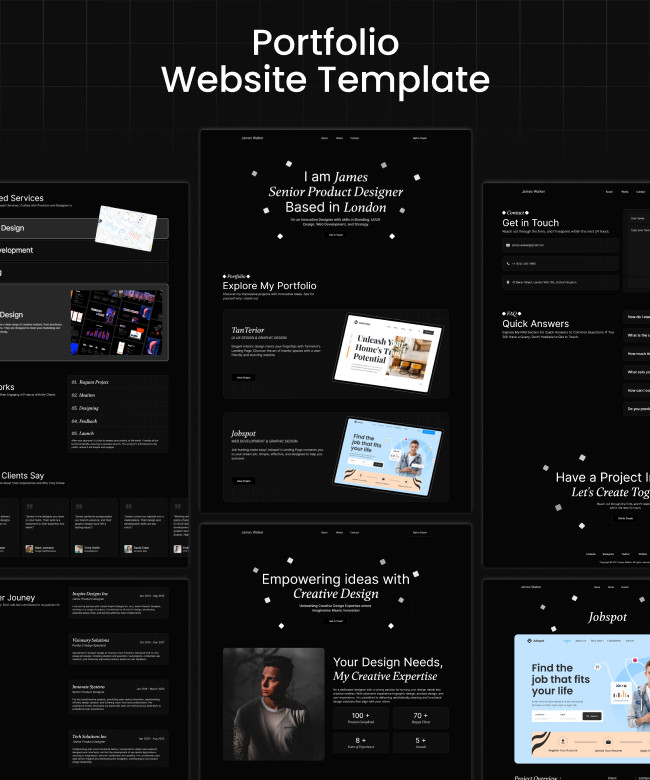 Luminex - Portfolio Framer Template Thumbnail