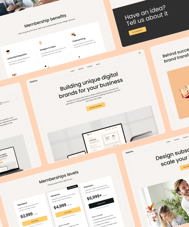 Osamu - Creative Agency Template Thumbnail