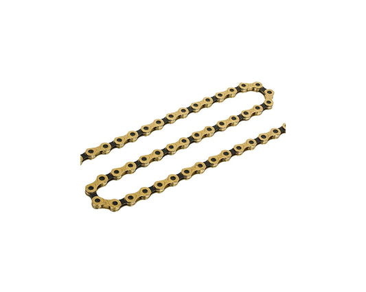 KMC X12 CHAIN - 12-SPEED 126 LINKS GOLD/BLACK