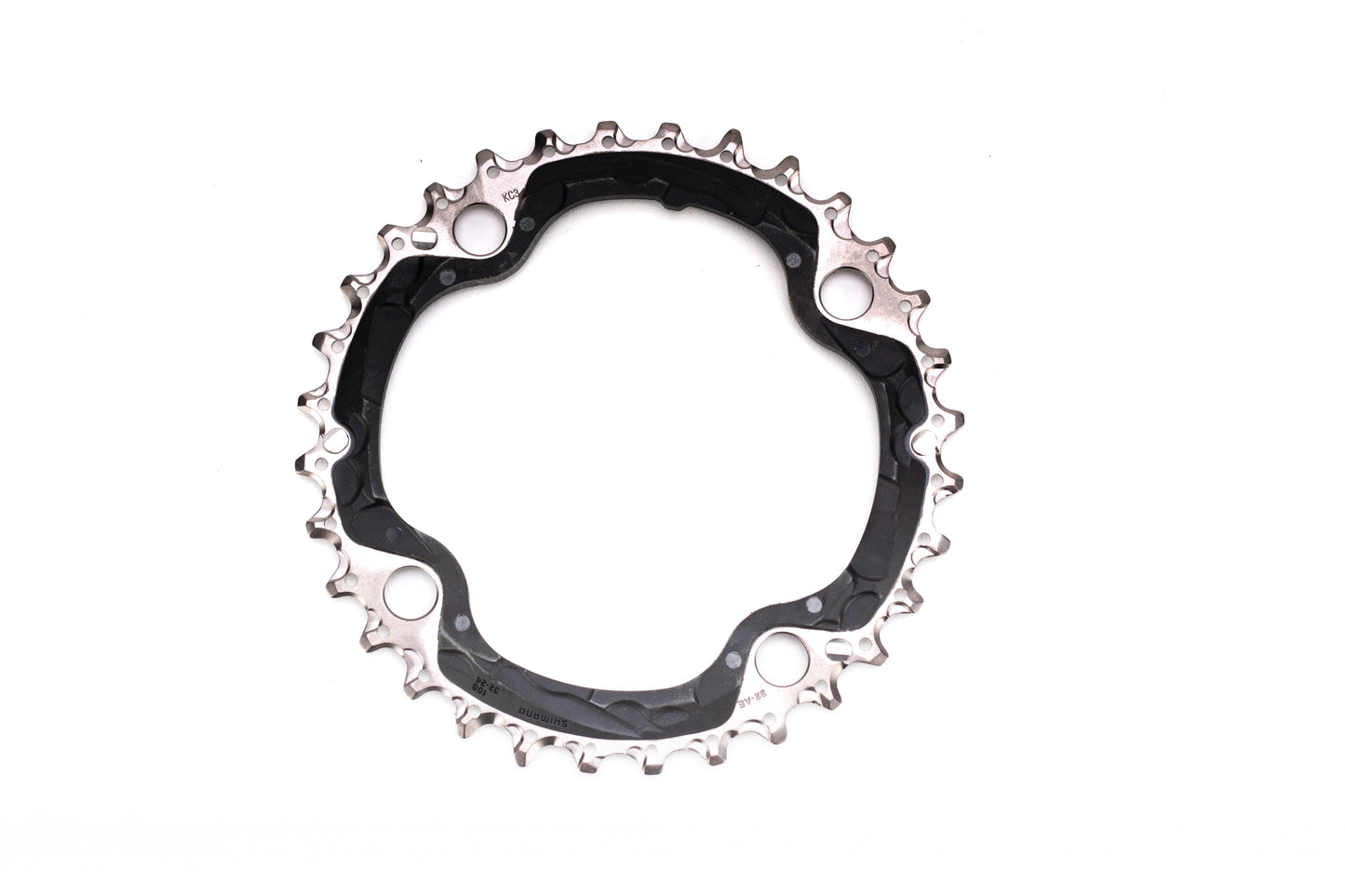 FC-M670-10 CHAINRING 32T-AE(B-TYPE)W/FIXING NUT 4PCS.