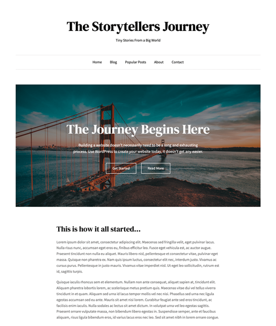 WordPress theme