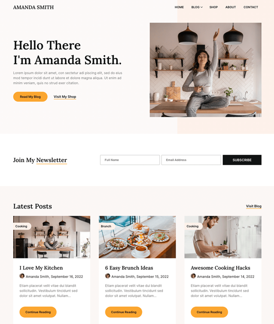 WordPress theme